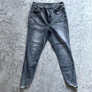 Express Raw Hem Ankle Legging